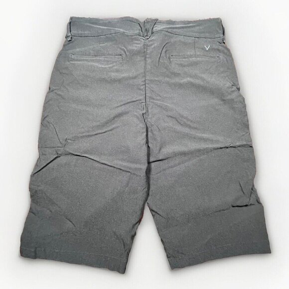 Callaway Women’s Size 2X Mid-Rise Black Stretch Woven Golf Capri Pull On Pants - Picture 2 of 7